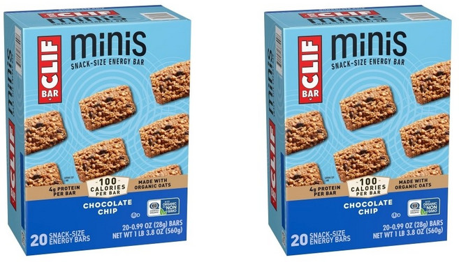 클리프 바 에너지바 미니 초콜릿칩 CLIF BAR Minis Chocolate Chip Flavor, 40개, 28g