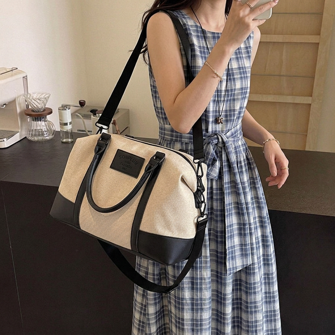 제이바바 여행용 대용량 캐리어 결합 보스턴백