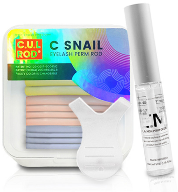 로만사 씨유엘 속눈썹펌 롯트 All in One 키트, 1개, C 스네일
