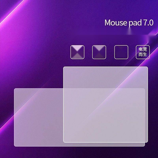 [신상 강화유리] 대형마우스패드 데스크장패드 FPS 강화유리, 4540 라운드 L