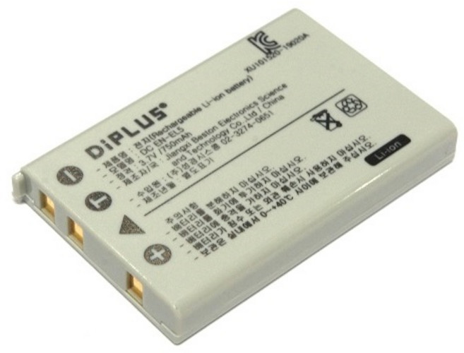 니콘 EN-EL5 배터리 P6000 P5100 P5000 P530 P520 P510 P500 P100 P90 P80 P4 P3 S10, DIPLUS 니콘 EN-EL5 호환배터리