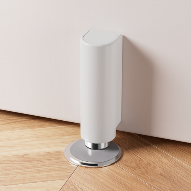 엘리블트 무타공 자석 도어스토퍼 초슬림 문 자동닫힘 방지 강력자석 무손상 설치, 1세트, 화이트WH