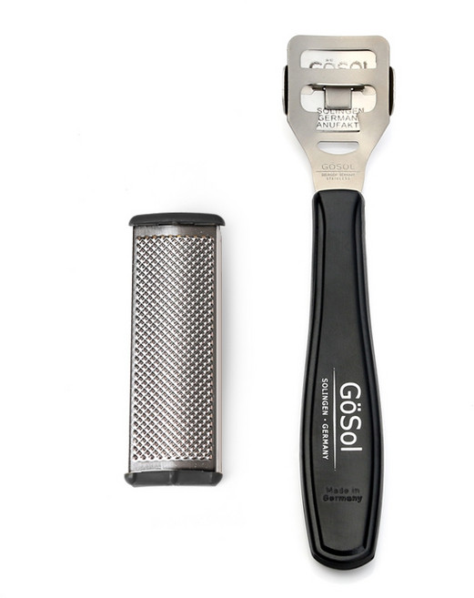 독일 군살제거기 각질 굳은살 제거 대패 뒤꿈치 풋파일, 01. 블랙10개날