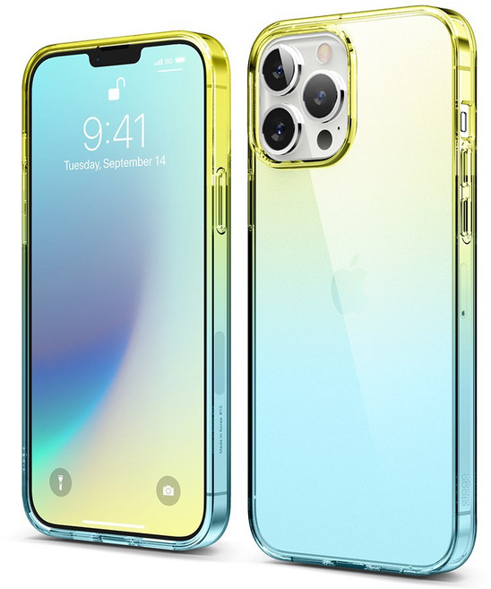 엘라고 아이폰13 프로 미니 프로맥스 케이스 오로라 그라데이션