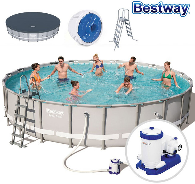 BW 56705 원형 기둥풀장 671x264cm 풀세트/대형풀장, 단품, 1개