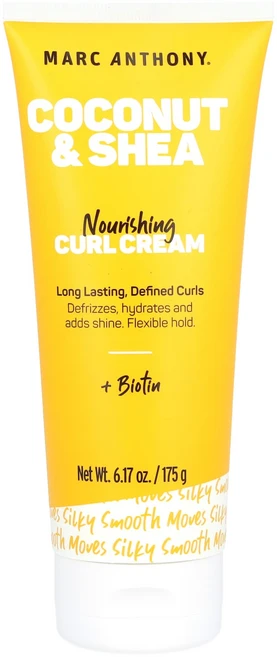 Marc Anthony 100% 엑스트라 버진 코코넛오일 & 시어버터 컬 크림 175ml(5.9fl oz), MarcAnthony100엑스트라버진코코넛오일시어버터컬, 1개, 175ml - 쿠팡