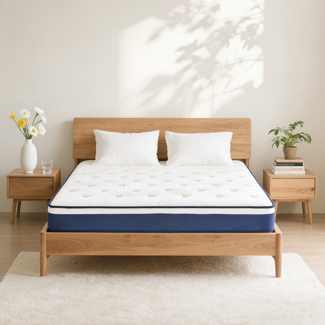 침우 침대 매트리스 독립 스프링 바닥 매트리스 간섭방지 고탄성 무음 가성비매트리스 EM1, 중간, 20cm