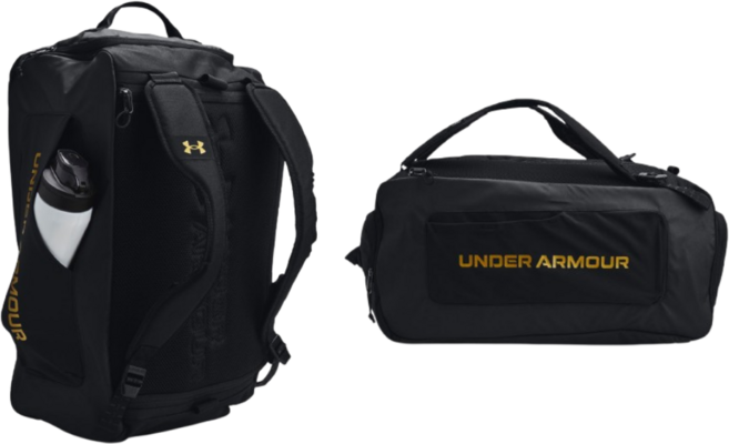 언더아머 Under Armour 컨테인 듀오 백팩 더플 겸용 사용 가능 Black, one size/free, 블랙, 1개