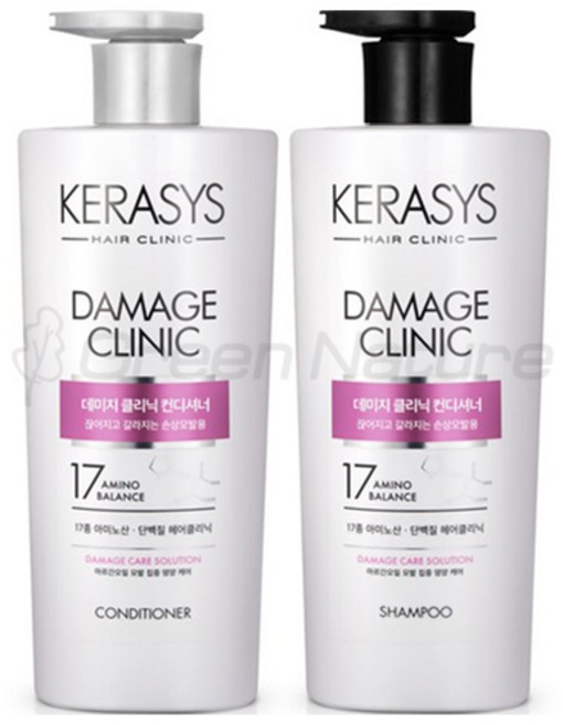 케라시스 데미지 클리닉 샴푸750ml +린스750ml 세트, 1개