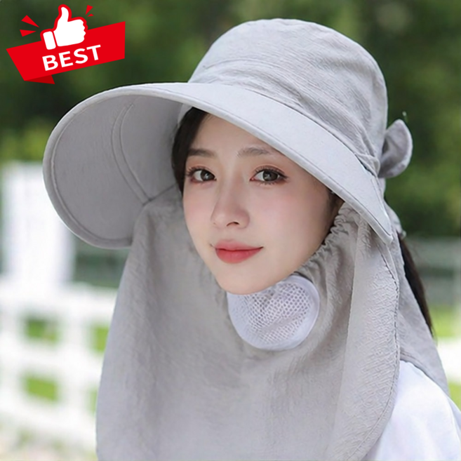 농사모자 챙넓은 햇빛 차단 1+1 밭일 농사 모자