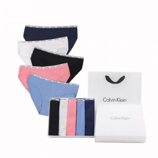 [매장정품] 캘빈클라인 언더웨어] 여성 속옷 CK 여자 삼각팬티 5장 선물세트 택1 QP1094M, 01_QP1094M 900_S - 쿠팡