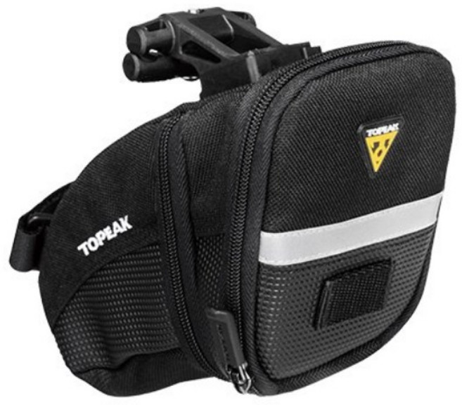 토픽 TOPEAK 안장가방 AERO 에어로 WEDGE PACK QUICKCLICK MEDIUM 웻지팩 퀵클릭 자전거 가방, 1개