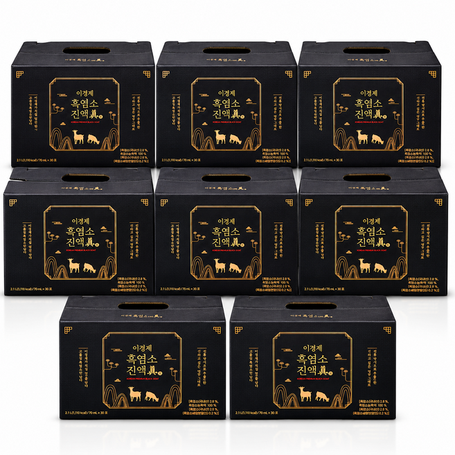 래오이경제 흑염소진액 진, 70ml, 8개