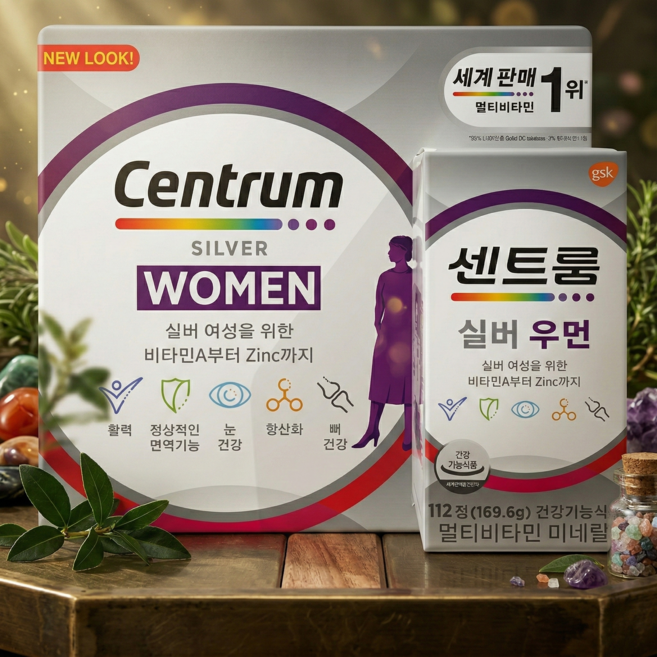 센트룸 실버 포 맨 우먼 7개월분 (112정 2개입), 112정, 2개