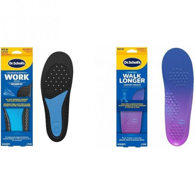 전일근무 편안함 인솔마사지 젤 포함 여성 1쌍 더 오래 걷기 인솔 걷기와 하이킹에 편안한 플러시 폼 쿠