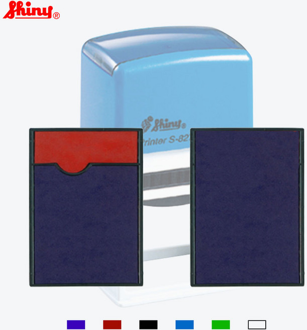 [삼촌네도장] 샤이니 자동스탬프 잉크 리필 패드 교체 패드, 28.S-300, 2.적색