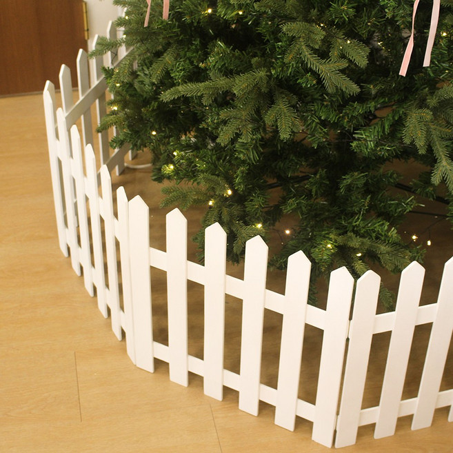 [왓위셀] 나무 화이트 접이식 울타리 펜스, 화이트울타리(대)-높이 30cm