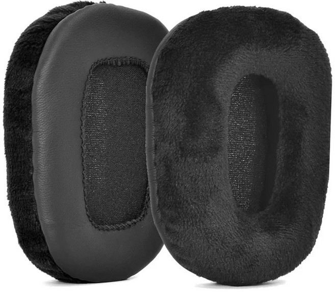 교체용 소프트 폼 쿠션 이어 패드 Vxi BlueParrott B450 XT B450XT 헤드폰 수리, flannel, 3) flannel, 1개