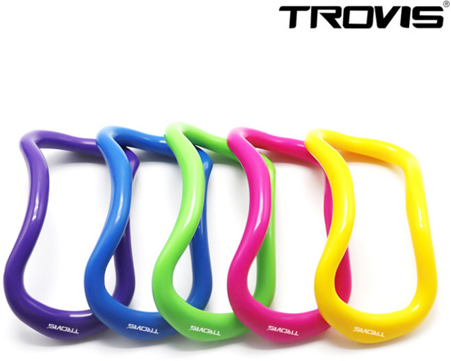 요가링 종아리 스트레칭 젠링 하드링 요가용품, 퍼플, 1개