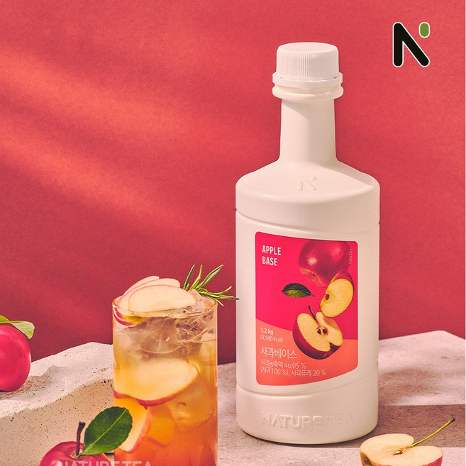 네이쳐티 사과베이스 1.2KG, 1.2L, 1개