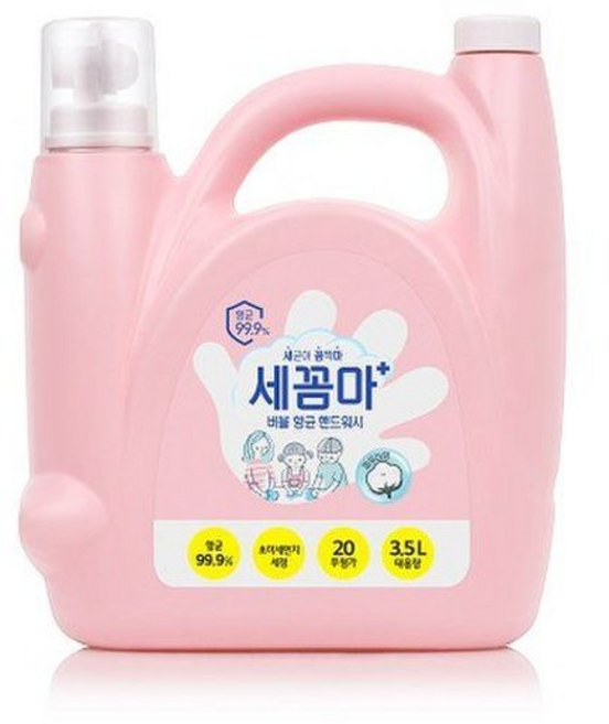 세꼼마 핸드워시 3.5L 파우더향, 1개