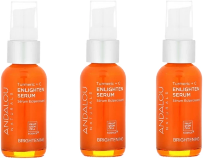 2+1 안달로우 내추럴스 인라이튼 세럼 강황 비타민C 브라이트닝 32ml, 3개 - 쿠팡