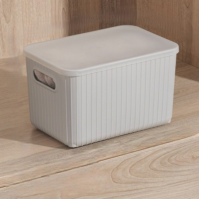 잇다 다용도 리빙박스 팬트리 정리함, 그레이, 4개