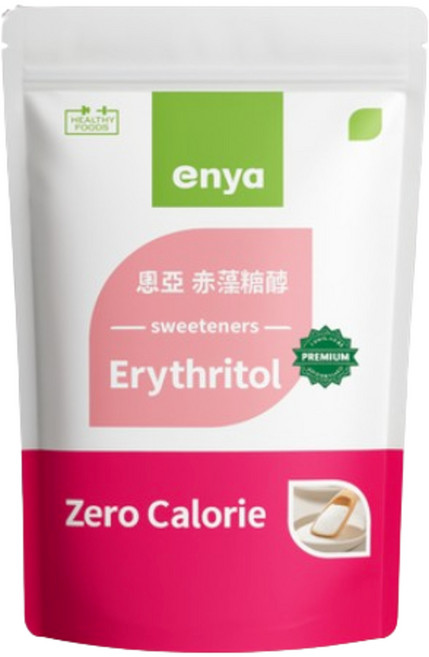 恩亞enya 赤藻糖醇複方菊糖添加 低GI零熱量代糖 生酮烘焙適用, 500g, 1個