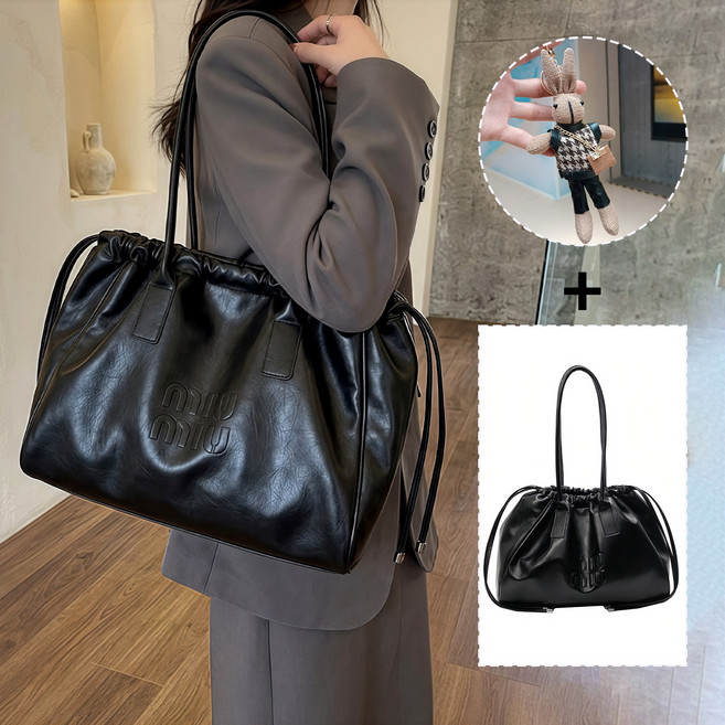 Flybird 여성용 대용량 통근 숄더백 데일리 크로스백 부드러운 PU 가죽