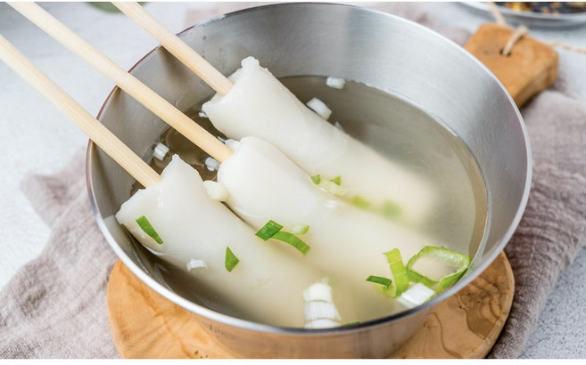 [식조은어묵전쟁] 몰랑몰랑~~부산명물떡세트(어묵200g+가래떡230g+육수300ml 2개), 물떡세트(꼬지오뎅+가래떡+육수2개)