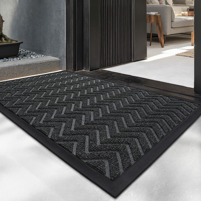 DEXI 1개 현관매트 바닥 출입구 발판 매트 웰컴 현관 미끄럼방지 현관 발매트 패턴 베란다 신발장, C