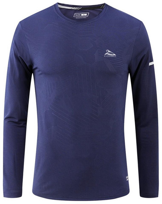 COHIKE科海特 男款圓領長袖排汗衫 透氣速乾吸濕排汗運動上衣
