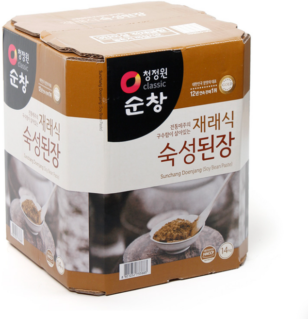 청정원 순창 재래식 숙성 된장, 30개, 14kg