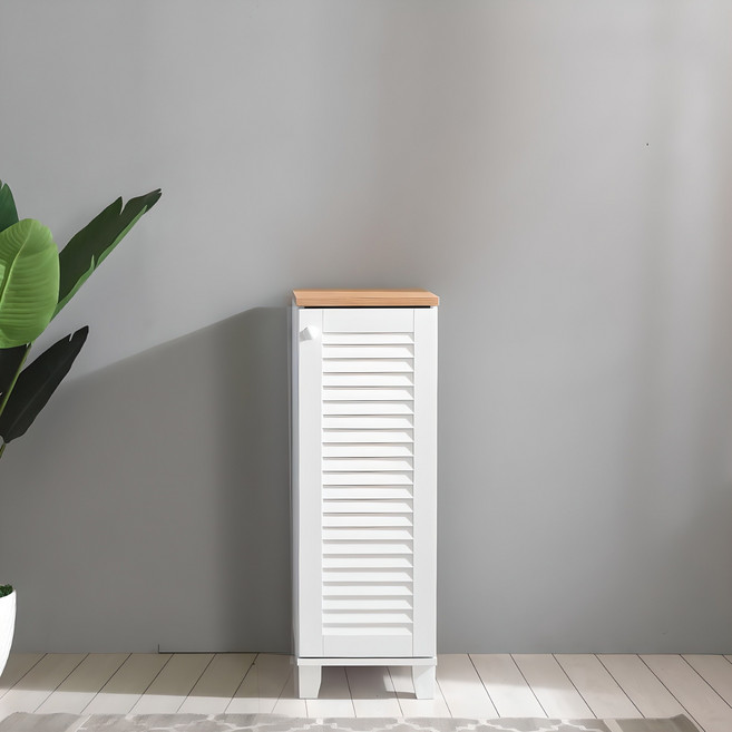 공간사이 에비앙 300 틈새수납장, 300MM 화이트 hc1018