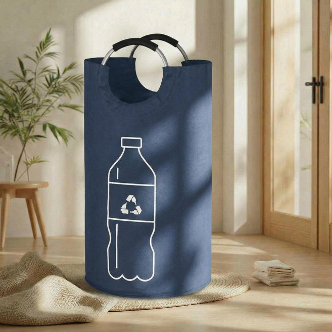 세븐데일 재활용 분리수거함 SVD-0A1, 네이비, 1개