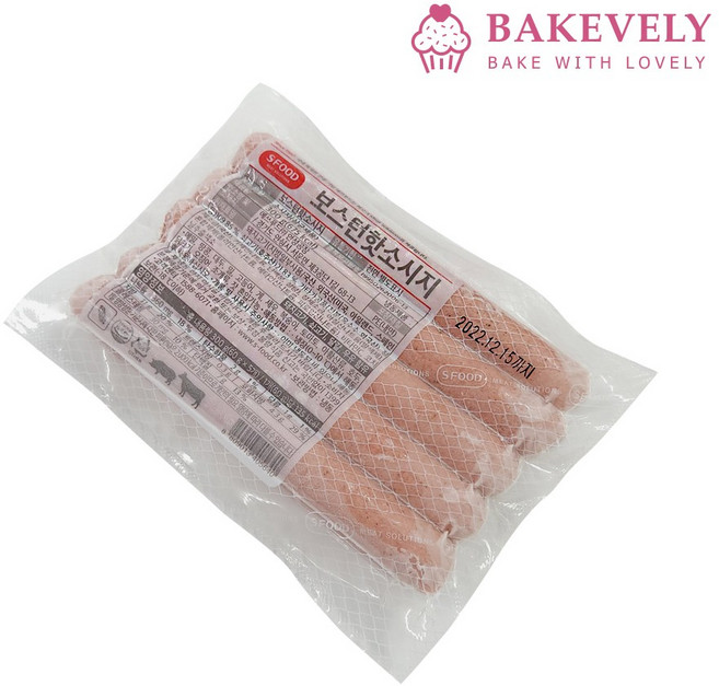 보스턴 핫소세지 300g 에쓰푸드 샌드위치 핫도그, 1개