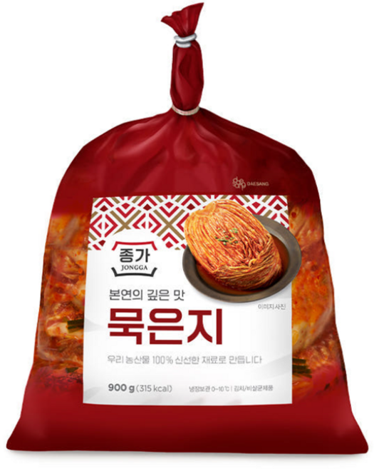 [종가] 종가 묵은지, 900g, 1개