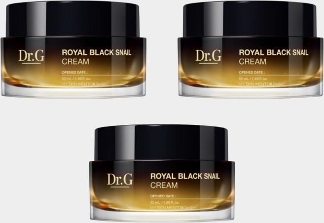 닥터지 로얄 블랙 스네일 크림, 50ml, 3개