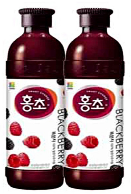 청정원 홍초 복분자 900ml X 2개