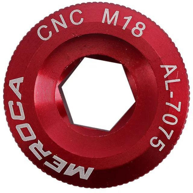 축 나사 알루미늄 볼트 바텀 브래킷 크랭크 커버 캡 크랭크셋 암 고정, 6. red-M20, 1개