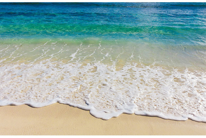 창의적 바닥 타일 그림 벽화 스티커 벽 장식을위한 탈착식 해변 바닥 스티커 욕실 3D 바다 벽 데칼, 혼합색상