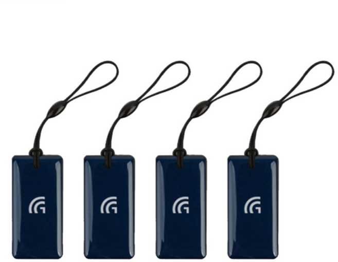 게이트맨 도어락 카드키 키태그, 고리형, 4개