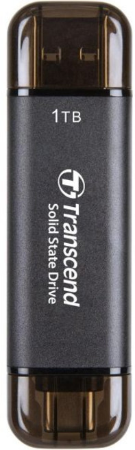 Transcend 128GB 외장 SSD 최대 1 050MB/s iPhone iPad Mac Windows Android 태블릿 PC 스마트 TV용 듀얼 USB, 1TB, USB 3.2 ( 1/050MB/s )