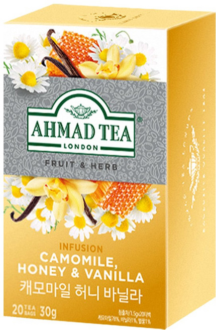 아마드-캐모마일허니n바닐라허브티20T, 20개입, 17개