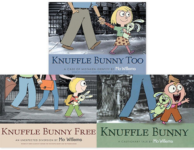 Knuffle Bunny 3 Books SET 모윌렘스 너플버니 페이퍼백 3종 세트, Knuffle Bunny Set, Walker Books