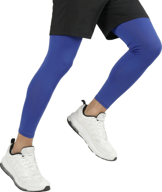 타이트엔드 소프트 쿨링 레그 슬리브 실리콘 쿨 다리토시 세트 ( 흘러내림방지 실리콘 ) 자외선차단 99% 냉감소재, 1세트, 블루