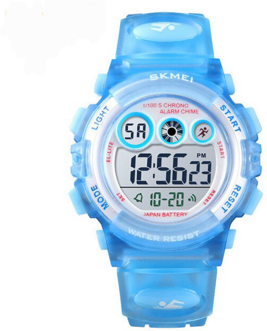 LTS 스포츠 일본배터리 패션 남여공용 중고등학생 전자 우레탄 손목시계