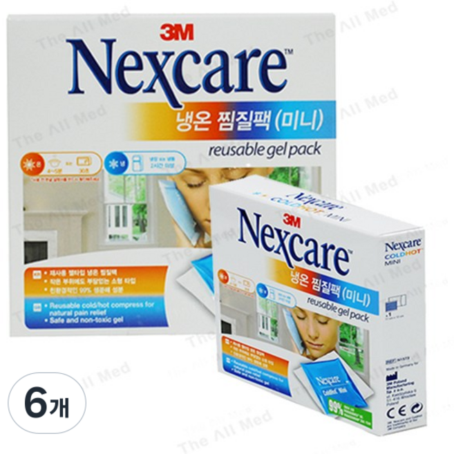 3M 넥스케어 냉온 찜질팩 미니, 6개