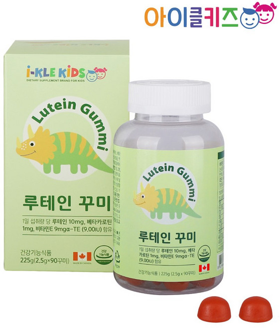 아이클키즈 루테인 꾸미, 1개, 90정