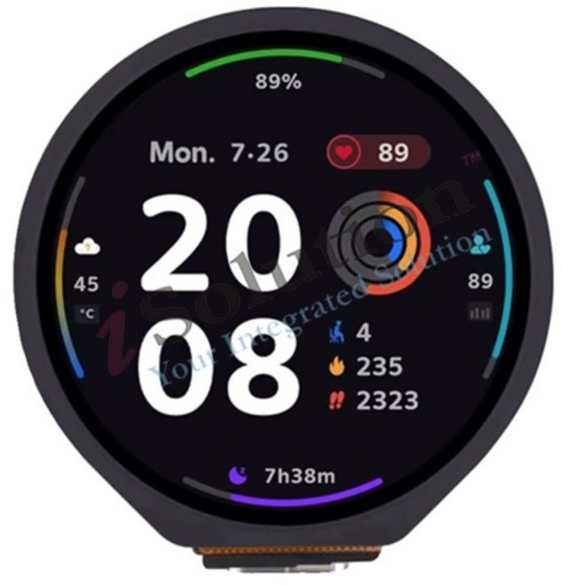 와이파이 ESP32-S3 1.28인치 LCD 터치 패널 디스플레이 화면 개발 보드